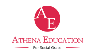 Logo of Athena_Education, a global organization using Orison ERP school management software